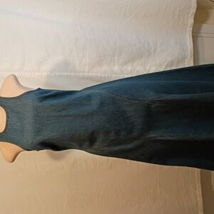 Chic Demin Sleeveless Maxi Dress